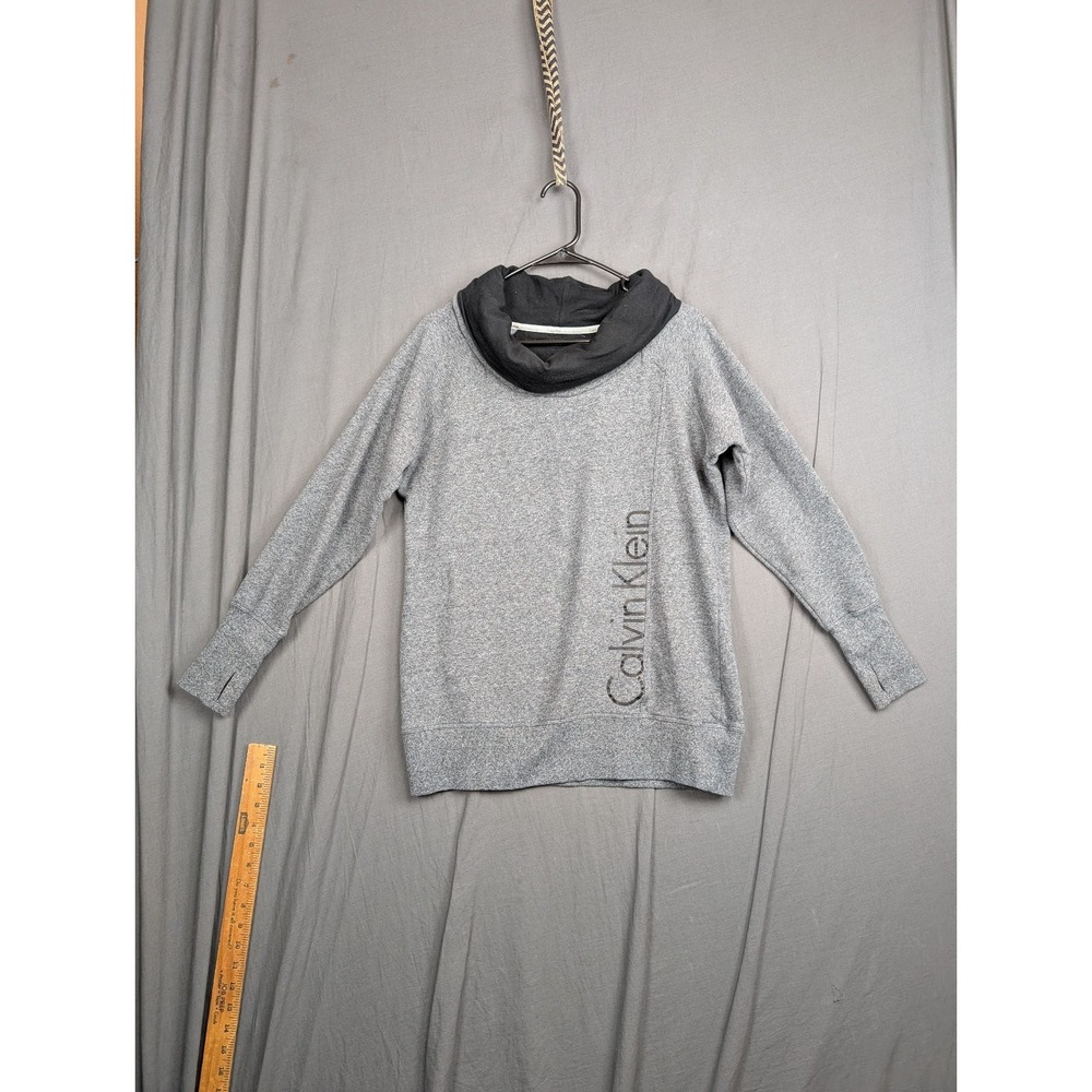 Calvin Klein Performance Women's Grey Cowl Neck Size Large